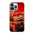 Дизайнерский силиконовый чехол для Iphone 13 Pro Coca-cola