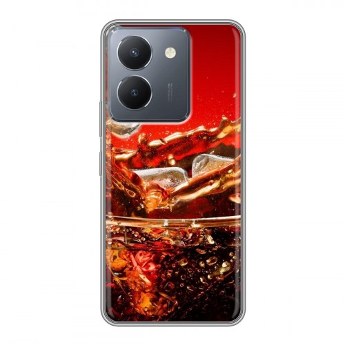 Дизайнерский силиконовый чехол для Vivo Y36 Coca-cola