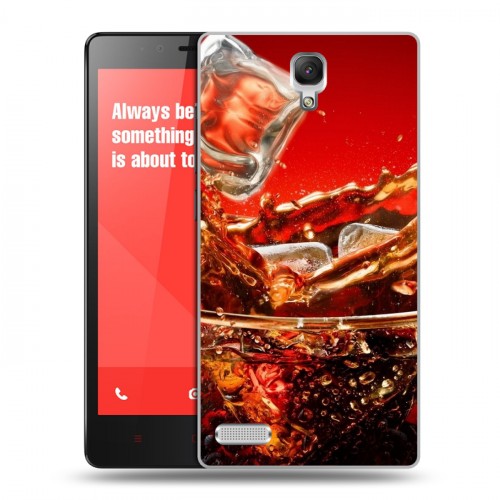 Дизайнерский пластиковый чехол для Xiaomi RedMi Note Coca-cola