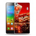 Дизайнерский пластиковый чехол для Lenovo A7000 Coca-cola