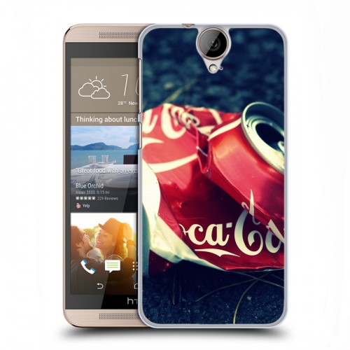 Дизайнерский пластиковый чехол для HTC One E9+ Coca-cola