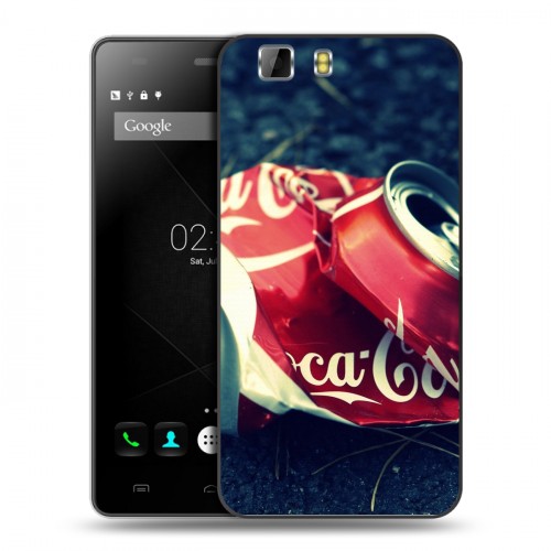 Дизайнерский пластиковый чехол для Doogee X5 Coca-cola