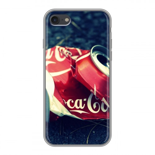 Дизайнерский силиконовый чехол для Iphone 7 Coca-cola