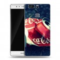 Дизайнерский пластиковый чехол для Huawei P9 Plus Coca-cola