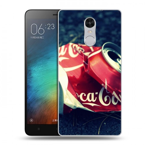 Дизайнерский силиконовый чехол для Xiaomi RedMi Pro Coca-cola