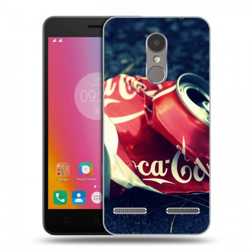 Дизайнерский пластиковый чехол для Lenovo K6 Coca-cola