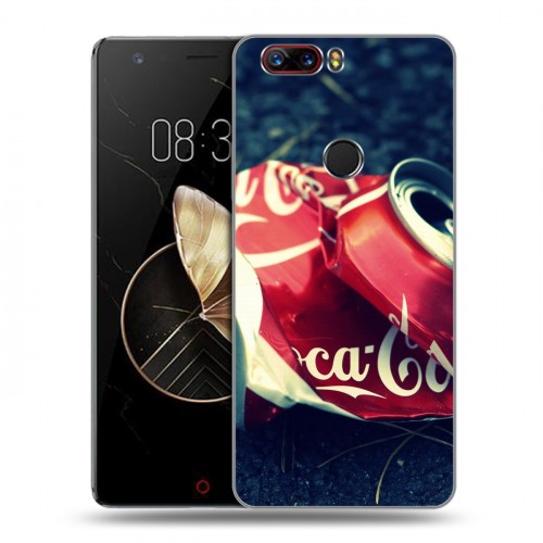 Дизайнерский пластиковый чехол для ZTE Nubia Z17 Coca-cola