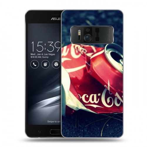 Дизайнерский силиконовый чехол для ASUS ZenFone AR Coca-cola