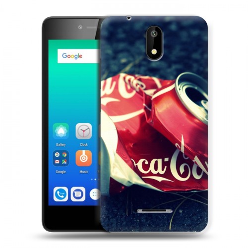 Дизайнерский силиконовый чехол для Micromax Q409 Coca-cola