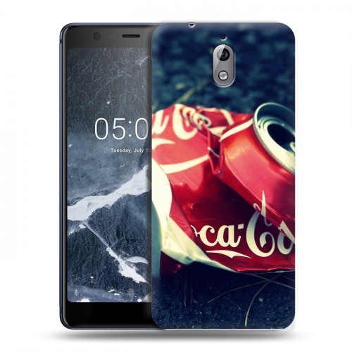 Дизайнерский силиконовый чехол для Nokia 3.1 Coca-cola