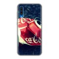 Дизайнерский силиконовый чехол для Samsung Galaxy A50 Coca-cola