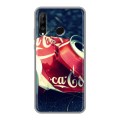 Дизайнерский силиконовый чехол для Huawei P30 Lite Coca-cola