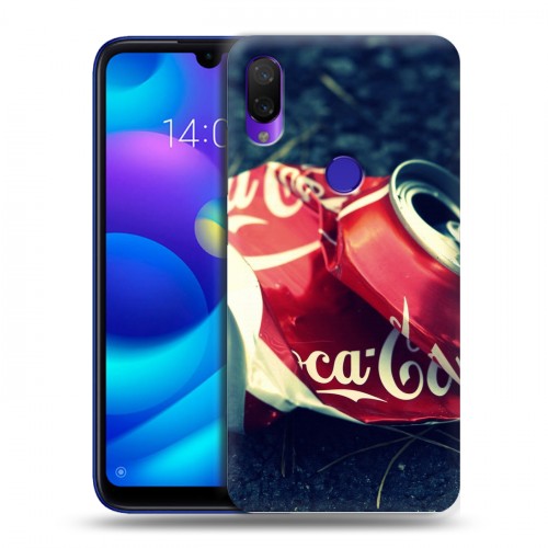 Дизайнерский пластиковый чехол для Xiaomi Mi Play Coca-cola