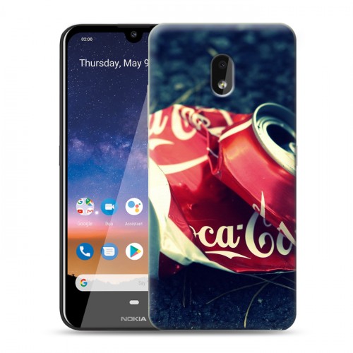 Дизайнерский силиконовый чехол для Nokia 2.2 Coca-cola