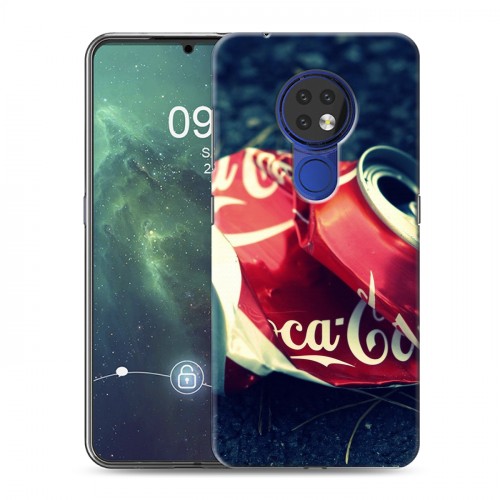 Дизайнерский силиконовый чехол для Nokia 6.2 Coca-cola