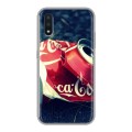 Дизайнерский силиконовый чехол для Samsung Galaxy M01 Coca-cola