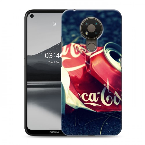 Дизайнерский силиконовый чехол для Nokia 3.4 Coca-cola