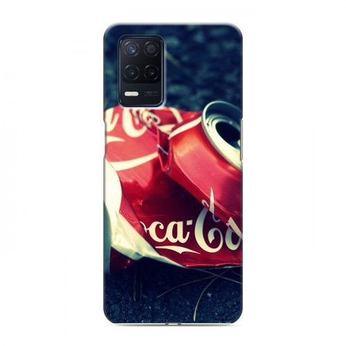 Дизайнерский пластиковый чехол для Realme Narzo 30 5G Coca-cola