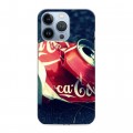 Дизайнерский силиконовый чехол для Iphone 13 Pro Coca-cola