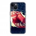 Дизайнерский пластиковый чехол для Iphone 14 Coca-cola