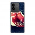 Дизайнерский силиконовый чехол для Vivo S17e Coca-cola