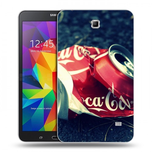 Дизайнерский силиконовый чехол для Samsung GALAXY Tab 4 7.0 Coca-cola