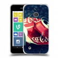 Дизайнерский пластиковый чехол для Nokia Lumia 530 Coca-cola