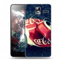 Дизайнерский силиконовый чехол для Lenovo S580 Ideaphone Coca-cola