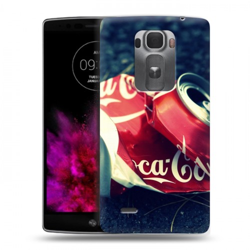 Дизайнерский пластиковый чехол для LG G Flex 2 Coca-cola