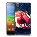 Дизайнерский пластиковый чехол для Lenovo A6000 Coca-cola