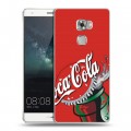 Дизайнерский пластиковый чехол для Huawei Mate S Coca-cola