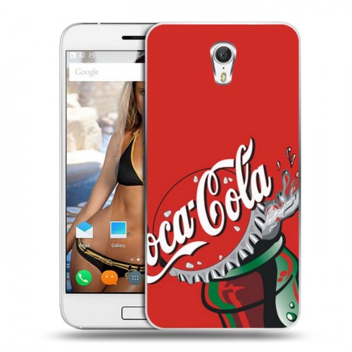 Дизайнерский силиконовый чехол для ZUK Z1 Coca-cola