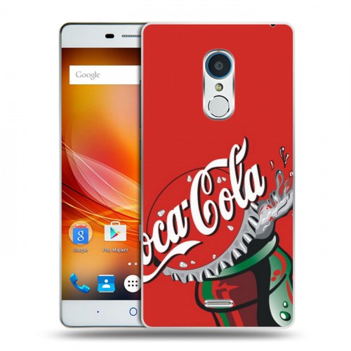 Дизайнерский пластиковый чехол для ZTE Blade X9 Coca-cola