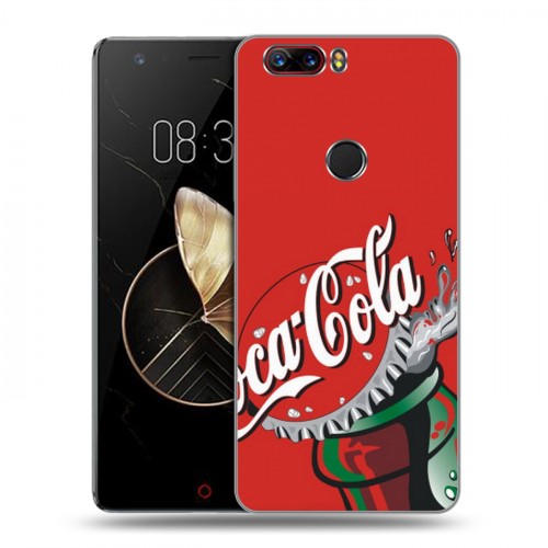 Дизайнерский пластиковый чехол для ZTE Nubia Z17 Coca-cola