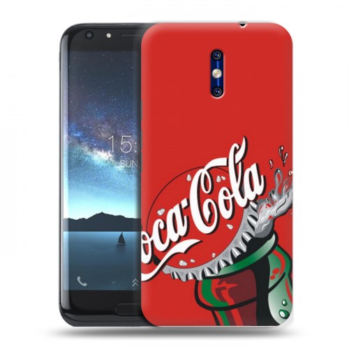 Дизайнерский силиконовый чехол для Doogee BL5000 Coca-cola