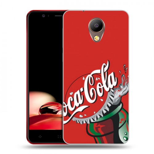 Дизайнерский пластиковый чехол для Elephone P8 Coca-cola