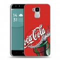 Дизайнерский пластиковый чехол для Doogee Y6 Coca-cola