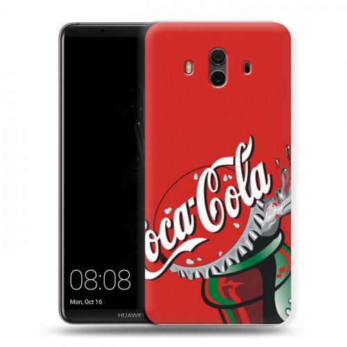 Дизайнерский пластиковый чехол для Huawei Mate 10 Coca-cola