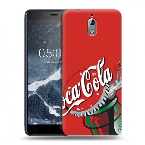 Дизайнерский силиконовый чехол для Nokia 3.1 Coca-cola