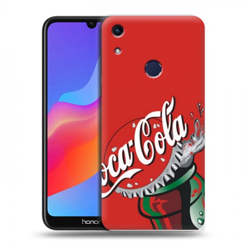 Дизайнерский пластиковый чехол для Huawei Honor 8A Coca-cola