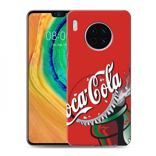 Дизайнерский пластиковый чехол для Huawei Mate 30 Coca-cola