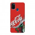 Дизайнерский силиконовый чехол для Samsung Galaxy M30s Coca-cola