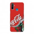 Дизайнерский силиконовый чехол для Realme C3 Coca-cola