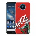 Дизайнерский силиконовый чехол для Nokia 8.3 Coca-cola