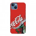 Дизайнерский силиконовый чехол для Iphone 13 Coca-cola