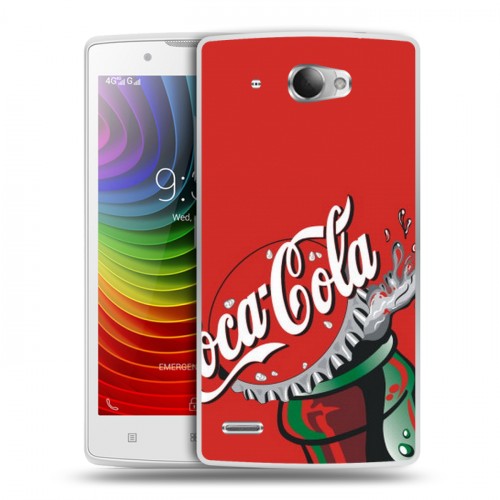 Дизайнерский пластиковый чехол для Lenovo S920 Coca-cola