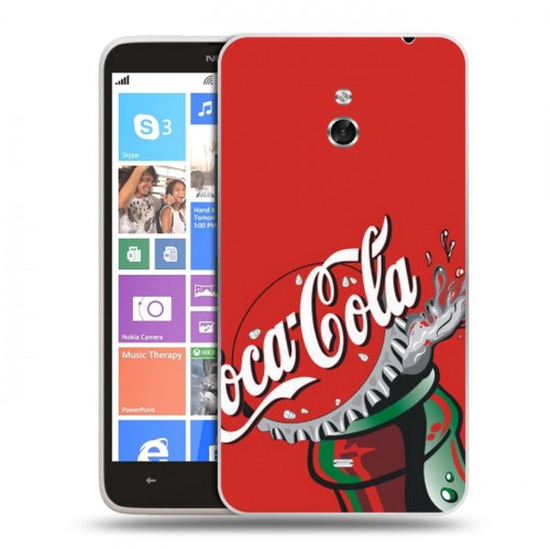 Дизайнерский пластиковый чехол для Nokia Lumia 1320 Coca-cola