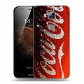 Дизайнерский пластиковый чехол для Huawei G8 Coca-cola