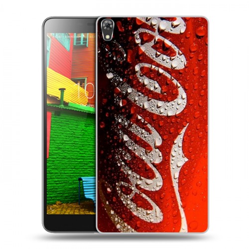Дизайнерский силиконовый чехол для Lenovo Phab Coca-cola