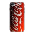 Дизайнерский силиконовый чехол для Iphone 7 Coca-cola